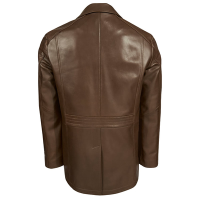 Kahve Miguel Erkek Deri Kaban