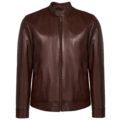Kahve Moor Erkek Deri Ceket