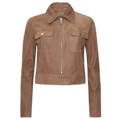 Kahve Nena Kadın Süet Ceket