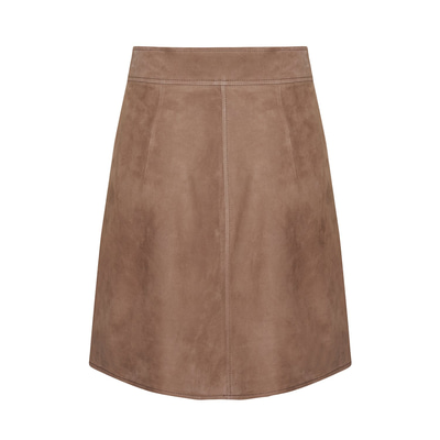 Kahve Nicci Kadın Süet Etek