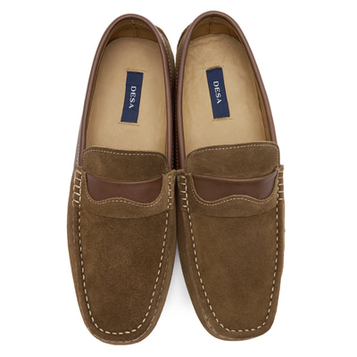 Kahve Spiaggia Erkek Süet Loafer