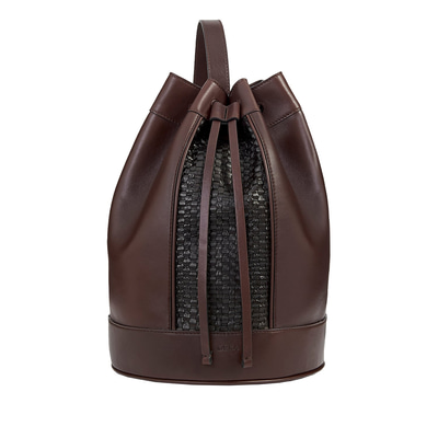 Kahve Thomas Kadın Örgü Deri Çanta