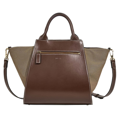 Kahve Trian Kadın Deri El Çantası
