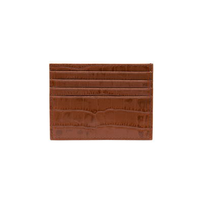 Kahve Vidal Floter Deri Kartlık