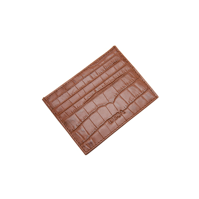 Kahve Vidal Floter Deri Kartlık