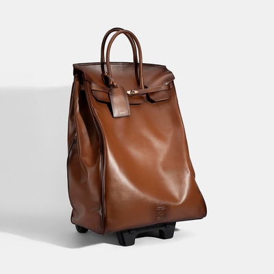 Kahverengi Deri Kabin Valiz