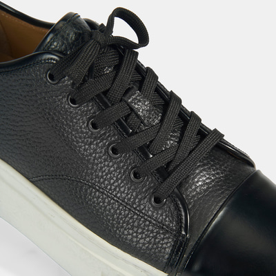 Kalinda Siyah Erkek Deri Bağcıklı Günlük Ayakkabı