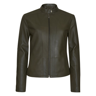 Kalle Haki Kadın Deri Ceket