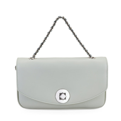 Karla Yeşil Kadın Deri Omuz Çantası