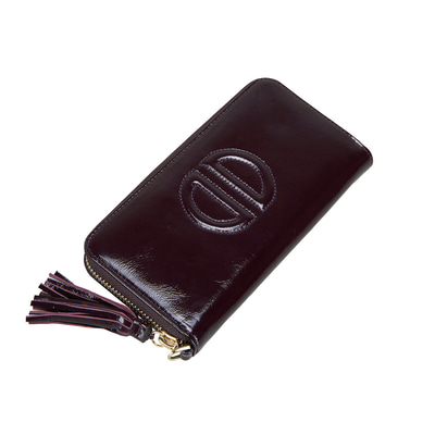 Kathleen Bordo Kadın Rugan Cüzdan