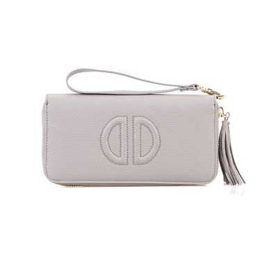 Kathleen Gri Kadın Deri Cüzdan