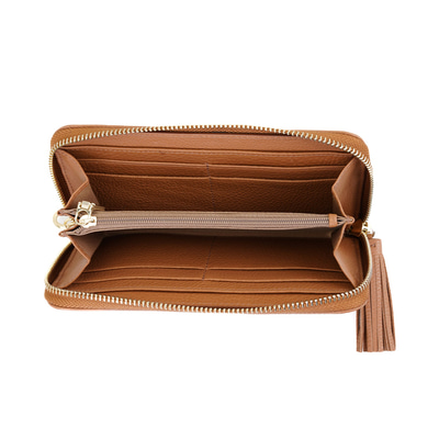Kathleen Kahve Kadın Deri Cüzdan