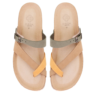 Kathy Kadın Parmak Arası Nubuk Deri Terlik