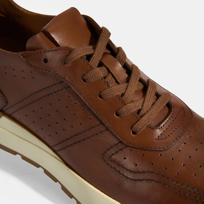 Ketrina Taba Erkek Deri Bağcıklı Günlük Ayakkabı