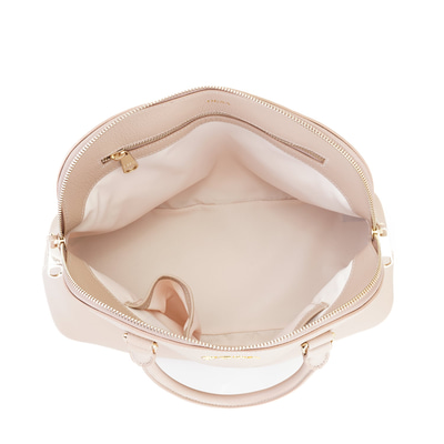 Khushi Krem Kadın Deri El Çantası