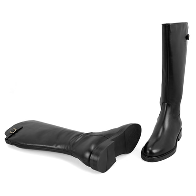 Kiar Siyah Kadın Deri Çizme