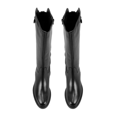 Kiar Siyah Kadın Deri Çizme