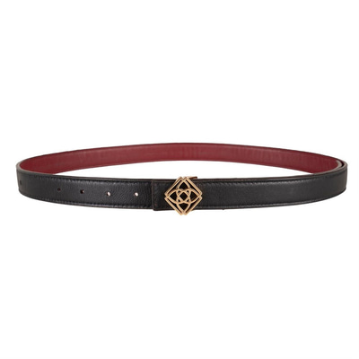 Kieran Bordo Kadın Çift Taraflı Deri Kemer