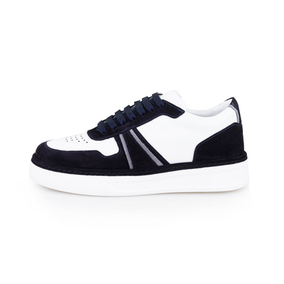 Kirk Lacivert Erkek Deri Spor Ayakkabı