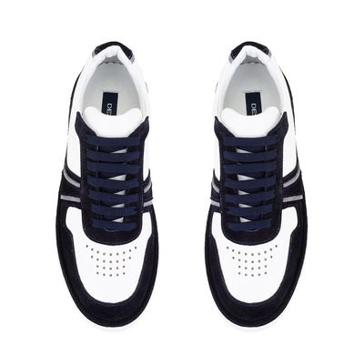 Kirk Lacivert Erkek Deri Spor Ayakkabı