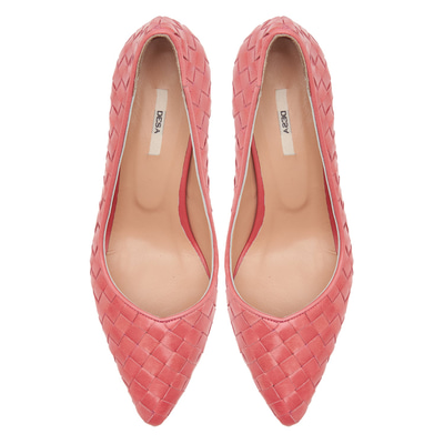 Kırmızı Alba Kadın Deri Klasik Ayakkabı