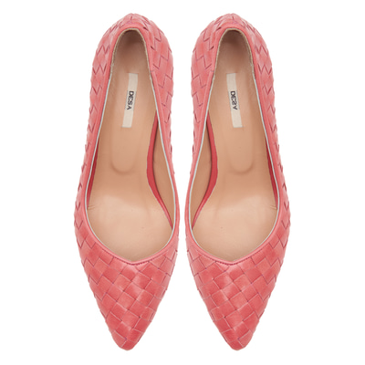 Kırmızı Alba Kadın Deri Klasik Ayakkabı