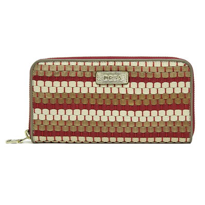 Kırmızı Bibiana Kadın Deri Cüzdan