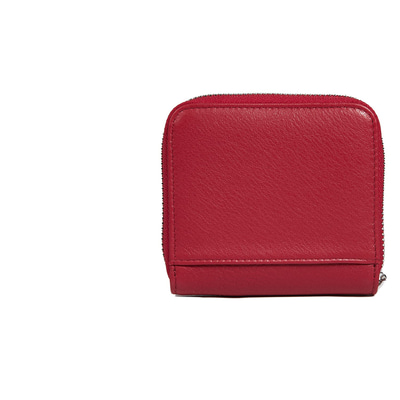 Kırmızı D Logolu Kadın Deri Cüzdan