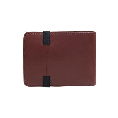 Kırmızı Galeno Erkek Deri Kartlık