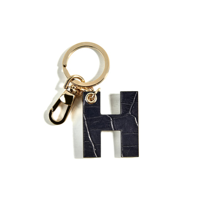 Kırmızı H Harfi Deri Anahtarlık