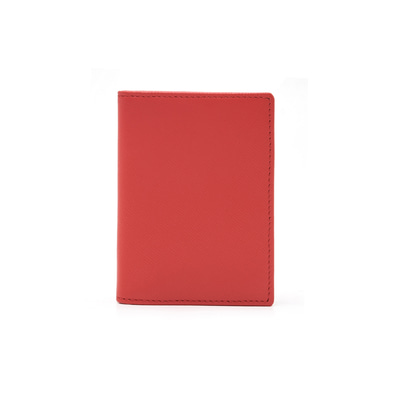 Kırmızı Kadın Deri Kartlık