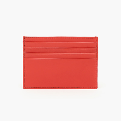 Kırmızı Kadın Deri Kartlık