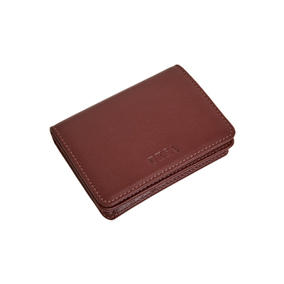 Kırmızı Leandro Deri Kartlık