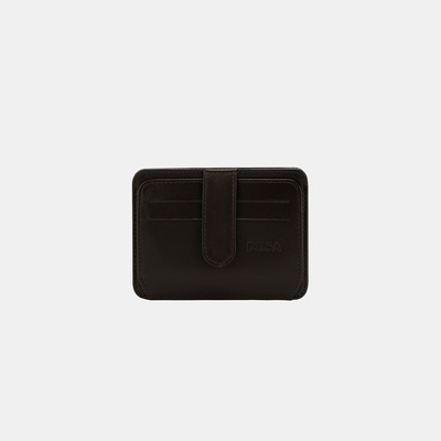 Koyu Kahve Unisex Deri Kartlık