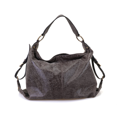 Krista Kahve Kadın Deri Omuz Çantası