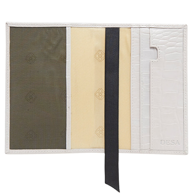 Kroko Baskılı Deri Pasaportluk