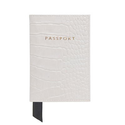 Kroko Baskılı Deri Pasaportluk