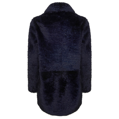 Lacivert Clara Kadın Kürk Kaban