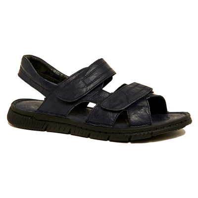 Lacivert Donati Erkek Deri Sandalet