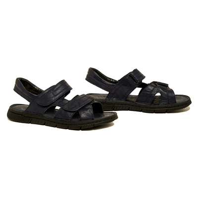 Lacivert Donati Erkek Deri Sandalet