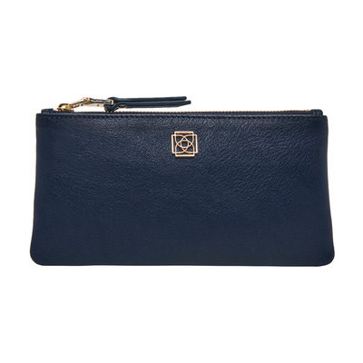 Lacivert Elica Kadın Deri Cüzdan