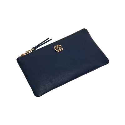 Lacivert Elica Kadın Deri Cüzdan