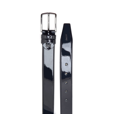 Lacivert Erkek Klasik Deri Kemer