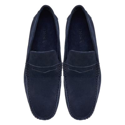 Lacivert Robert Erkek Süet Loafer