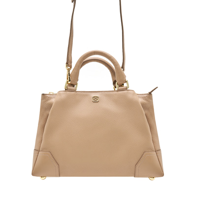 Laney Krem Kadın Deri Omuz Çantası
