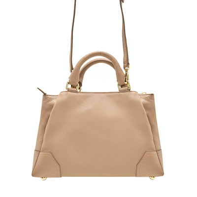 Laney Krem Kadın Deri Omuz Çantası