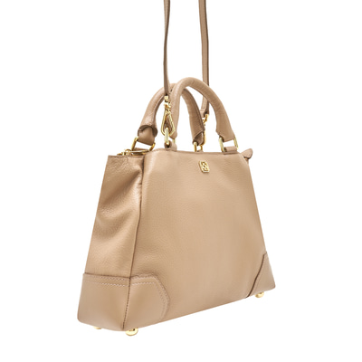 Laney Krem Kadın Deri Omuz Çantası