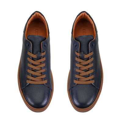 Larry Lacivert Erkek Deri Günlük Ayakkabı