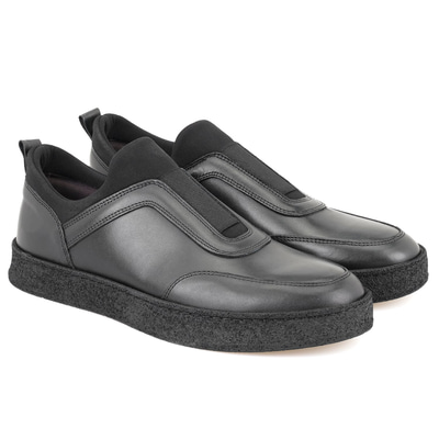 Larz Siyah Erkek Deri Günlük Ayakkabı