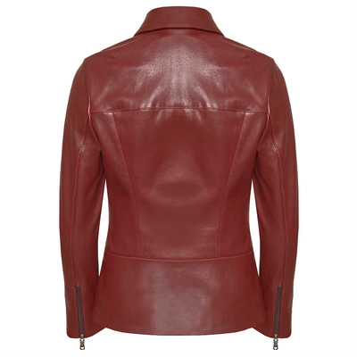 Laura Kadın Gömlek Yakalı Deri Mont